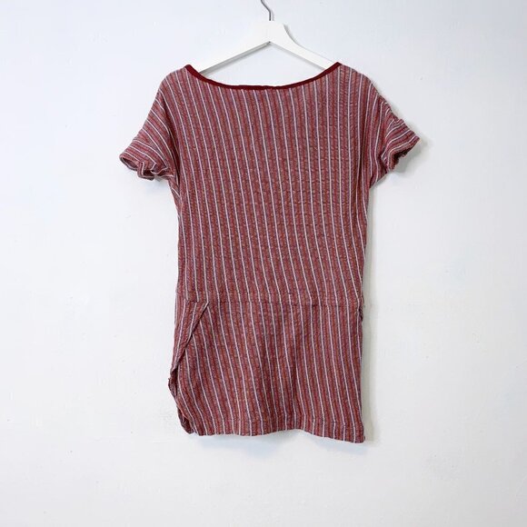 Elizabeth and James striped linen blend dress coverup size small - Picture 4 of 10